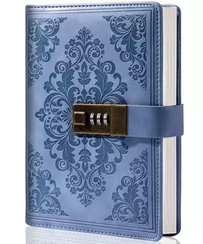 Ежедневник с ключом Антикварный ежедневник с ключом Многоразовый блокнот с ключом Стильный дневник для мальчиков и девочек формата B6 с ключом Плотная бумага 100 г Кожаный блокнот с ключом