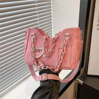 Ежедневно 2024 года лето новая повседневная ретро сумка через плечо тренд японская сумка-мессенджер женская простая модная сумка-мессенджер белый