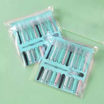 Ежедневные потребности Macaron Мягкая зубная щетка Ten Ice Cream Набор зубных щеток для взрослых с защитным футляром 10-piece pack