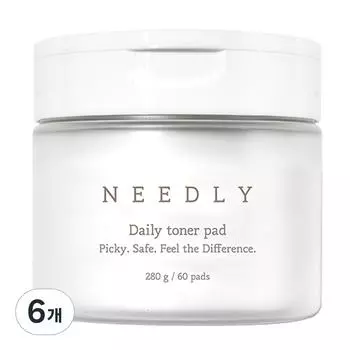 Ежедневные тонизирующие подушечки Needly 280 г, 60 шт., 6 шт.