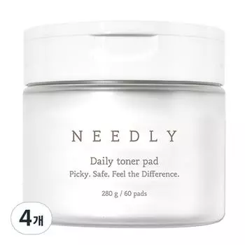 Ежедневные тонизирующие подушечки Needly 280 г, 60 шт., 4 шт.