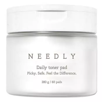 Ежедневные тонизирующие салфетки Needly 280 г, 60 шт., 1 шт.