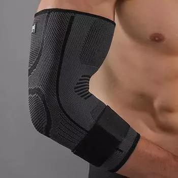 Ежедневный бандаж для поддержки локтей, нейлон для снятия стресса, удобный в носке L чёрный