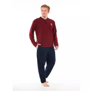 Ежедневный флисовый мужской пижамный комплект Estiva Bottom Top