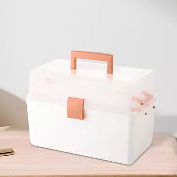 Ежедневный медицинский контейнер для оказания первой помощи, многоцелевой пылезащитный футляр для оказания первой помощи оранжевый