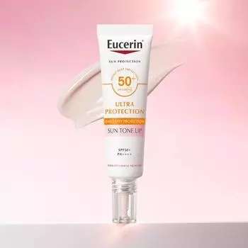 [Ежедневный освежающий тонизирующий солнцезащитный крем] Eucerin Ultra Protection Tone-Up Sun SPF50+ PA++++ 30 мл