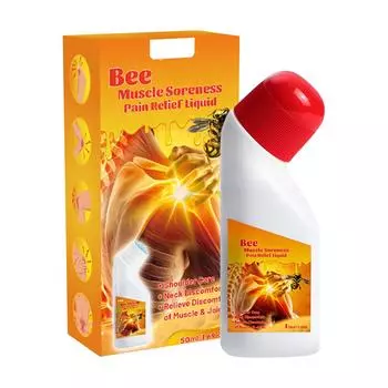 Ежедневный уход за суставной жидкостью Bee Fluid Care успокаивает шею, талию, тыльную сторону рук, ступней и ног One Size красный