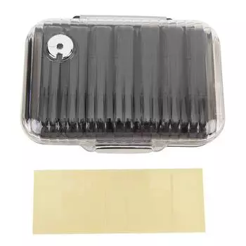 Еженедельный органайзер для лекарств, 7-дневный контейнер для лекарств, портативный дорожный контейнер для витаминов и рыбьего жира B серый