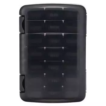 Еженедельный органайзер для таблеток 3 раза в день, с футляром, черный, 1 шт.