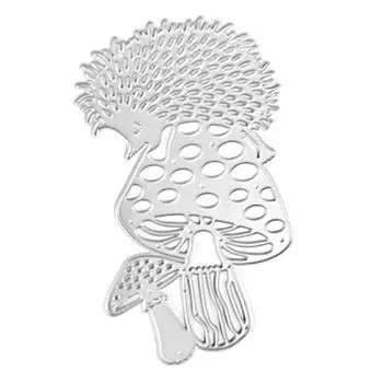 Ежик гриб металлический трафарет для резки скрапбукинга DIY альбом штамповая бумага