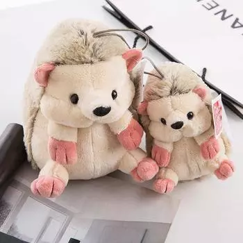 Ежик, плюшевая игрушка, бутик, фигурка, креативные автомобильные аксессуары, плюшевый маленький кулон, подвеска-ключ, мягкая плюшевая игрушка