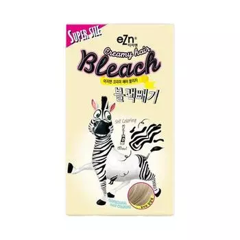 EZN Creamy Hair Bleach Black Extraction Супер размер 8 порций (обесцвечивание),Корейские средства для волос