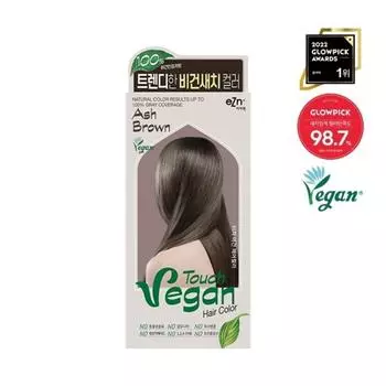 eZn touch веганская краска для волос, пепельно-коричневый, 1 шт.