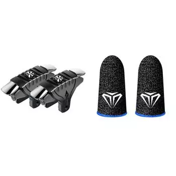 F01 1 пара PUBG для мобильных устройств, триггер, геймпад, контроллер, шутер (черный)