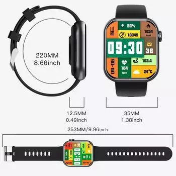 F108 Smartwatch мочевая кислота кровь жир монитор сахара в крови упражнения наручные часы подушки продукты Bluetooth может совершать телефонные звонки