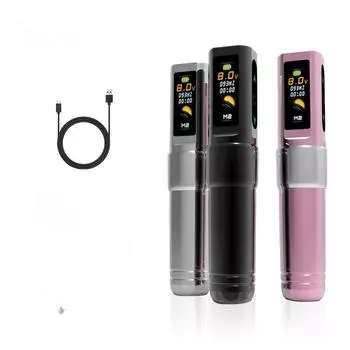 F10 PMU машина батарея слегка проводная ручка для татуировки бесщеточный мотор для бровей, губ, бровей, инструменты для перманентного макияжа серебряный