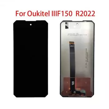 F150 ЖК-экран для Oukitel IIIF150 R2022, ЖК-дисплей, дигитайзер сенсорного экрана, полная замена в сборе чёрный
