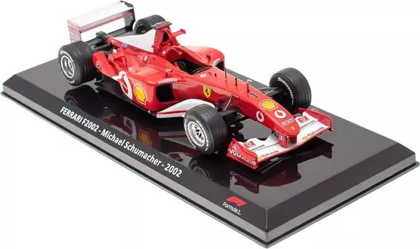 F1 Михаэль Шумахер Мини-автомобиль Ferrari F2002 World Champion Blister Pack Product 1/24 [Товар]