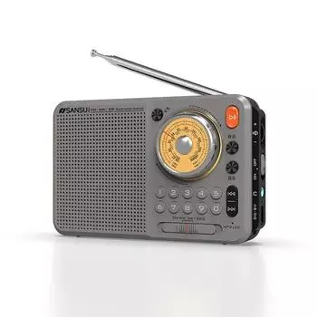 F23 Винтажный полнодиапазонный Bluetooth-радио сабвуфер-динамик серый