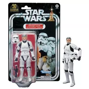 Звездные войны Черная серия Джордж Лукас (Версия штурмовика) F5373 Подлинная 15 см фигурка Lucasfilm 50th Anniversary