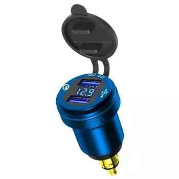F800R QC3.0 Двойной USB-зарядное устройство Адаптер питания Hella DIN-разъем для BMW F750GS R1250GSA G650XGS F900R R1200RT R1200GS ADV S1000XR