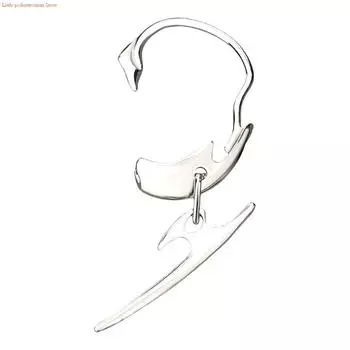 F92D Alloy Cartilage Earring Gothic Ear Cuff Adornment for Helix and Tragus