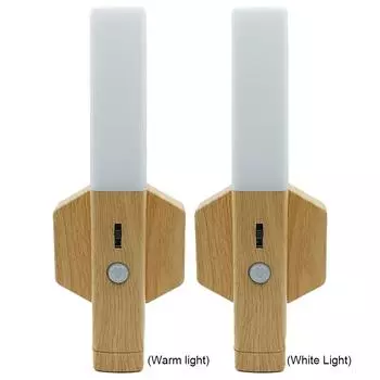 #F 3 в 1 прикроватный светильник с теплым/белым светом, интеллектуальным датчиком движения, 3 режима для Ho Warm Light