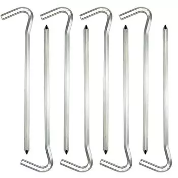 #F 4/8 шт., восхождение, походная палатка, гвозди для палатки, колышек для палатки на открытом воздухе, кемпинговая палатка, резьбовой колышек 8PCS