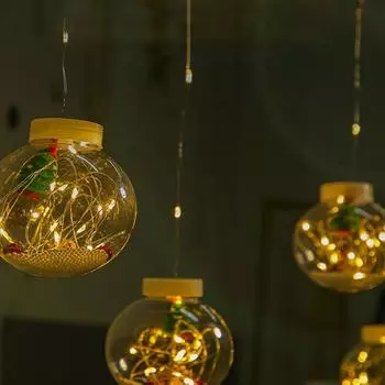 #F Шар Фея Гирлянда Светодиодная Гирлянда для Домашнего Рождественского Декора (Рождественская елка)