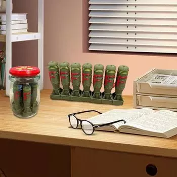 F-Bombs Jar Resin Craft F Управляемые ракеты Настольная фигурка Статуя Скульптура Забавное украшение для домашнего офиса Стол для мужчин Подарок на день рождения