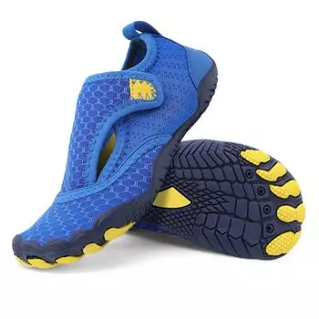 #F Детская обувь для босых ног с дышащими эластичными шнурками, удобная для пляжа 29