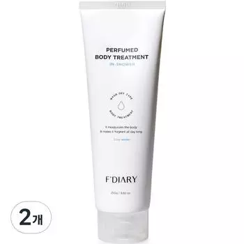 F Diary Body Treatment In-Shower Body Lotion Cozy Winter, 250g, 2 units