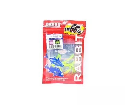 F Dress Мягкая приманка для кролика 1,5 дюйма, 8 шт. в упаковке, сексуальная диаграмма светится (2999 год)