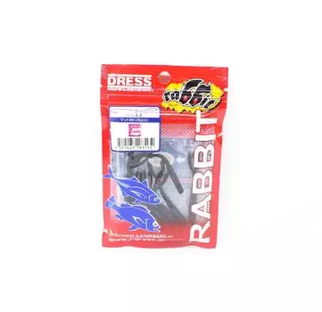 F Dress Soft Lure Rabbit 2,3 дюйма, 8 штук в упаковке, матовый черный (3132)