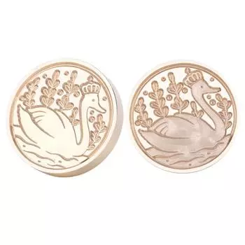 #F Огнестойкая краска Печать латунная головка Пригласительная открытка Восковая печать для украшения свадебной открытки SG04