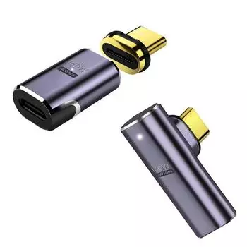 #F PD 140W Разъем для зарядного устройства 3 в 1 Разъем для быстрой зарядки 40 Гбит/с для мобильных устройств Elbow