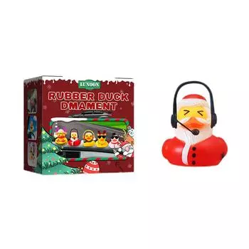 #F Резиновая желтая утка Рождественские подарки Автомобильная интерьерная утка Игрушка для домашнего офиса Стол B