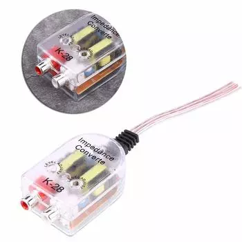 Fabater Автомобильный аудио высокоуровневый в низкоуровневый преобразователь CD-усилитель Удобный аудио высокоуровневый в низкоуровневый Сабвуфер для автомобильного аудио усилителя Регулятор, Преобразователь,