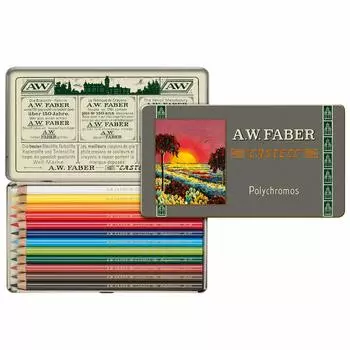Faber Castell Limited Edition 111th Anniversary Polychromos Artist Pencils из 12 штук
