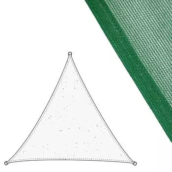 Fabric 3 x 3 m Awning 300 x 300 x 0.5 cm Polyethylene Green