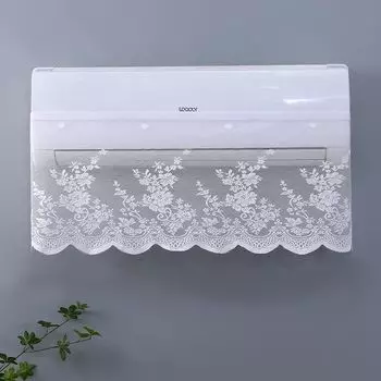 Fabric Air Conditioning Windshield New Arrival Creative Cartoon Wall-Mounted Air Conditioner Cover Universal Anti-Direct Blowing Velcro Self-Adhesive Secret garden tile (width 100 * height 40cm)