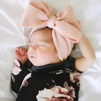 Fabric children s headwear DIY wide headband baby headband polyester bubble cloth large butterfly end headband