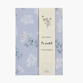 Fabric Cover A5 Hand Ledger Stylish Printed Notepad Embroidered Notebook for Going Back to School