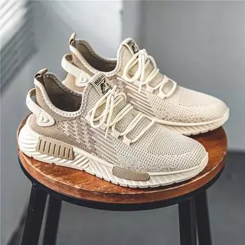 Мокасины из ткани Мужская повседневная обувь Повседневные кроссовки Спорт и отдых Весна и осень Нескользящие Проветриваемые Износостойкие Модные 39 чёрный