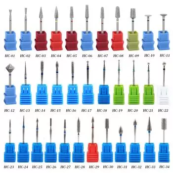 Фабричная алмазная полировальная головка для ногтей, полировальная головка для удаления ногтей, инструмент для полировки ногтей