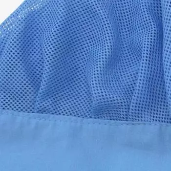 Фабричная сетчатая шляпа Сетчатая вентиляция Кейтеринг Столовая Кухня Противопадающая сетчатая шляпа Фабричная мастерская Шляпа для сбора волос Шаль Шляпа синий