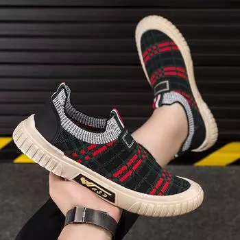 Фабричные прямые волосы мужские туфли летние новые дышащие сетчатые мужские туфли для доски импортная торговля тренд плетение универсальная стопа 39 серый