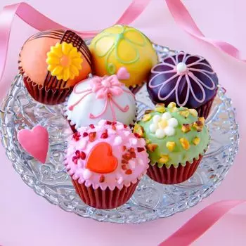 Фабричные тонкие сладкие кексы 6 штук Kobe Sweets Valentine White Day Western Sweets Gift Present