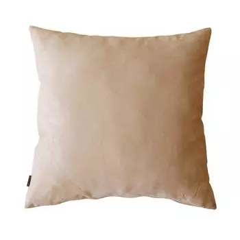 fabrizm Made in Japan Cushion Cover 45 Square 45 x 45cm Micro Suede Camel 1230-ca-ca