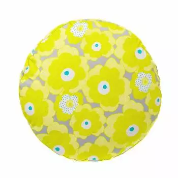 fabrizm Сделано в Японии Чехол для подушки 65 Круглый Диаметр 65см Папора Желтый 1531zye жёлтый